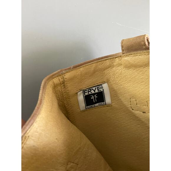 Frye Paige Tall Riding Equestrian Knee High Boots Light Tan Size 7.5 - Picture 8 of 9